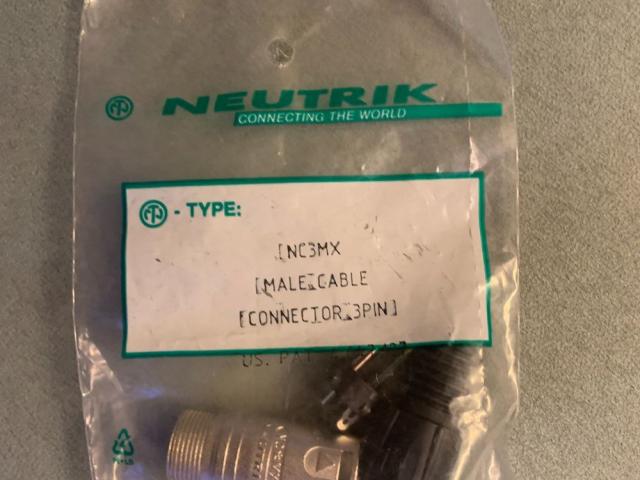 Neutrik NC3MX XLR-Steckverbinder Stecker, gerade Polzahl (num) - 1